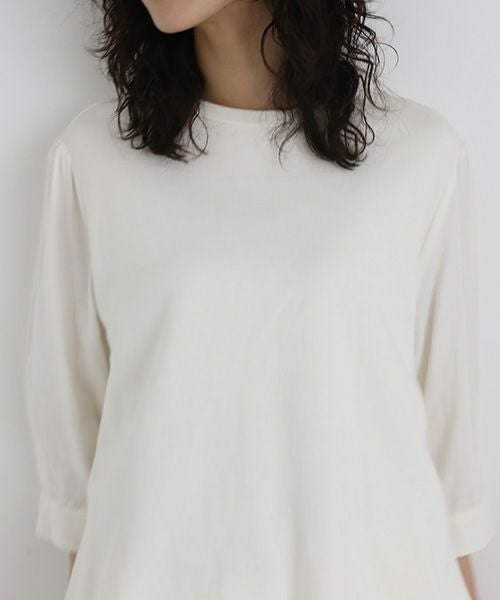 Mochi / home&miles.モチ / ホーム＆マイルズ.short sleeve sweat [off white]