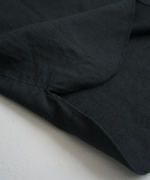 Mochi / home&miles.モチ / ホーム＆マイルズ.organic cotton ＆ linen layered one piece [sumi]