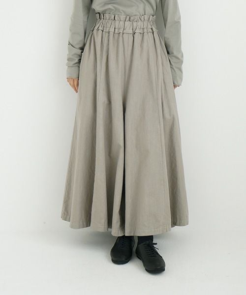 Mochi / home&miles.モチ / ホーム＆マイルズ.panel wide pants [mud grey/・1]