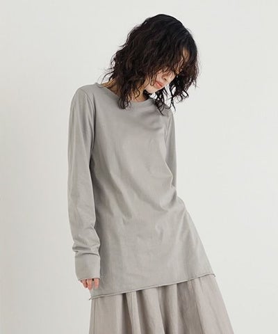 Mochi / home&miles.モチ / ホーム＆マイルズ.organic cotton cut & saw [mud grey]