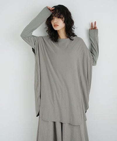 Mochi / home&miles.モチ / ホーム＆マイルズ.cocoon vest [mud grey]