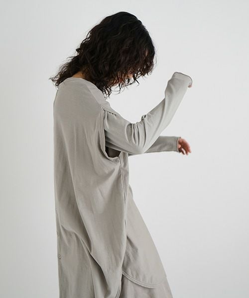 Mochi / home&miles.モチ / ホーム＆マイルズ.cocoon vest [mud grey]