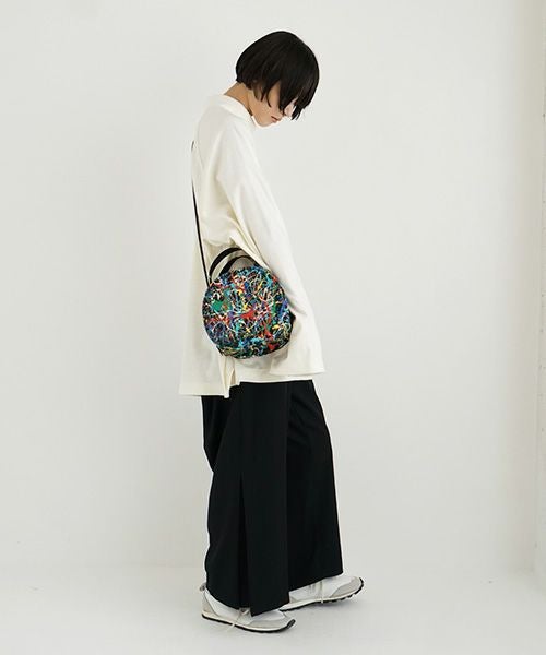 macromauro マクロマウロ.DRAM BAG S SPLASH[BLACK]