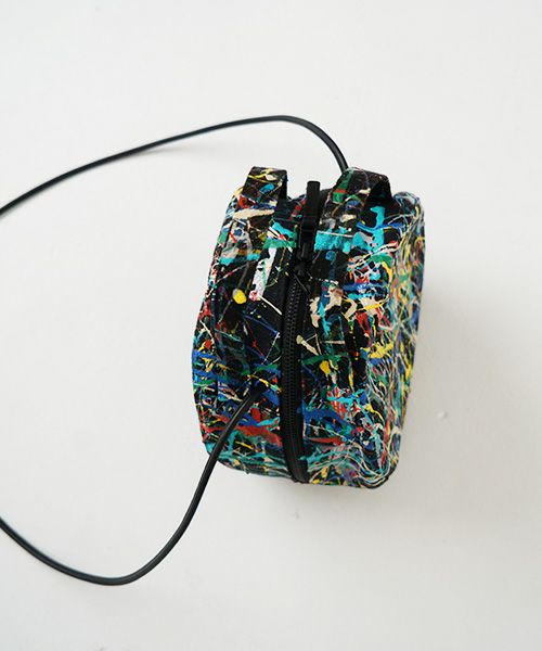 macromauro マクロマウロ.DRAM BAG S SPLASH[BLACK]