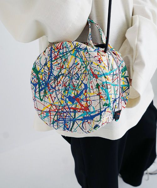 macromauro マクロマウロ.DRAM BAG S SPLASH[ECRU]