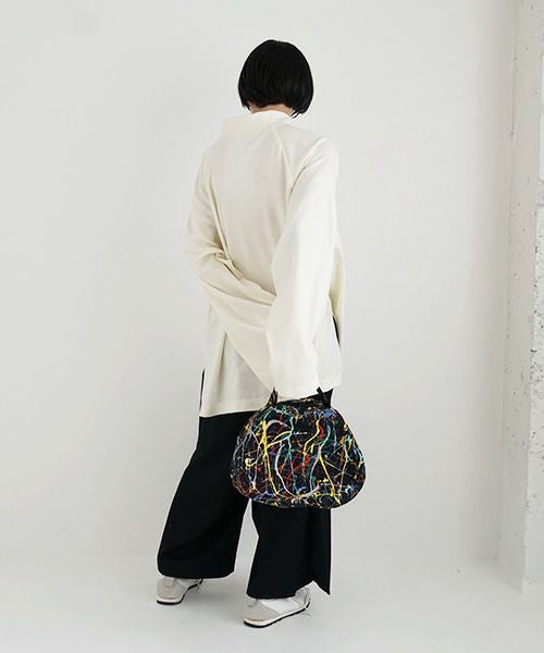 macromauro マクロマウロ.DRAM BAG M SPLASH[BLACK]_