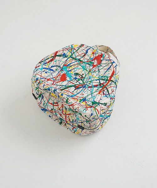 macromauro マクロマウロ.DRAM BAG M SPLASH[ECRU]