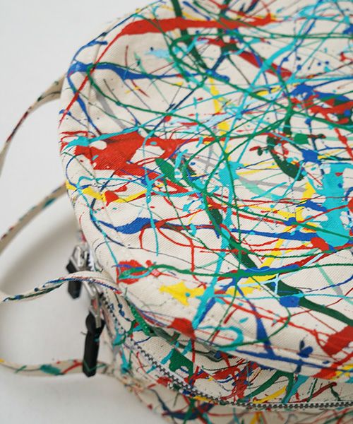 macromauro マクロマウロ.DRAM BAG M SPLASH[ECRU]