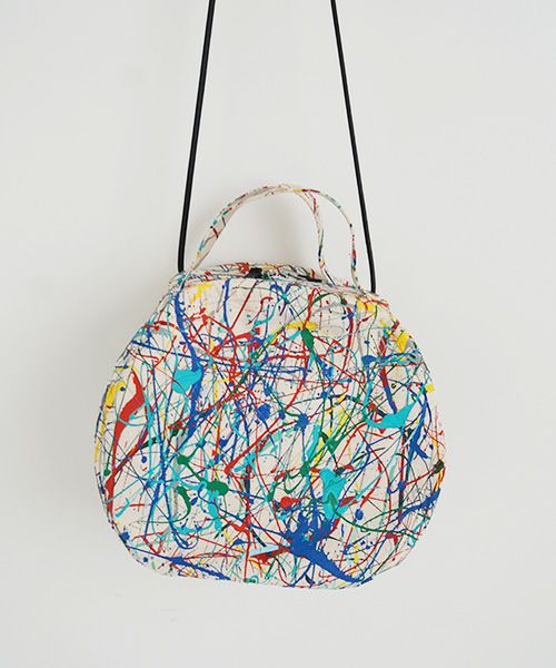 macromauro マクロマウロ.DRAM BAG M SPLASH[ECRU]