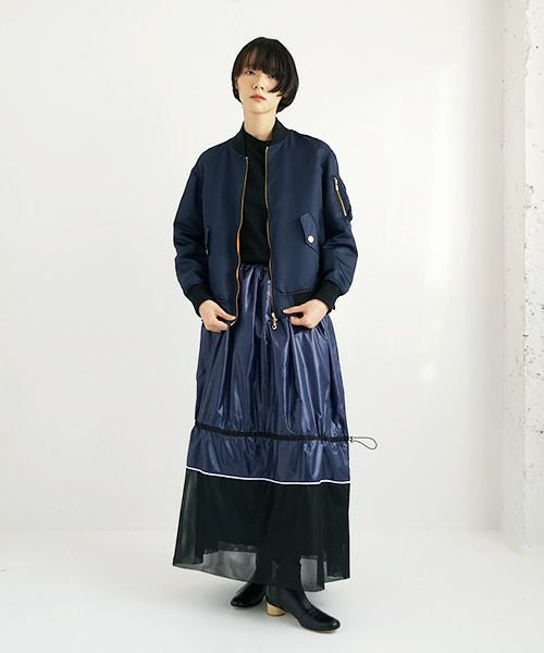 SWANLAKE スワンレイク.MA-1[JK-1302/NAVY]