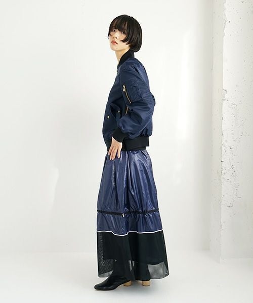 SWANLAKE スワンレイク.MA-1[JK-1302/NAVY]