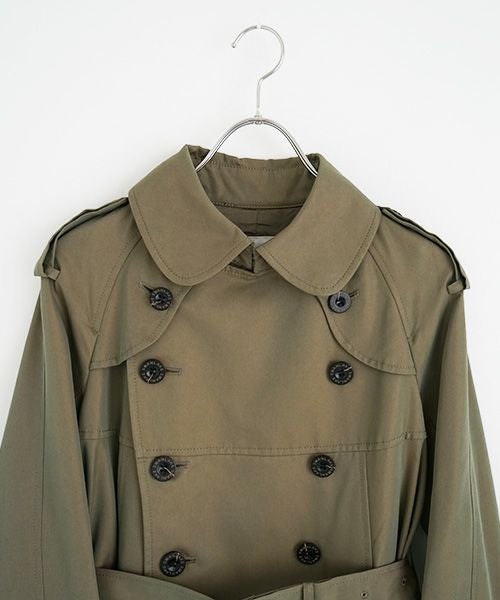 SWANLAKE スワンレイク.Circular trench coat[CO-734/Khaki]