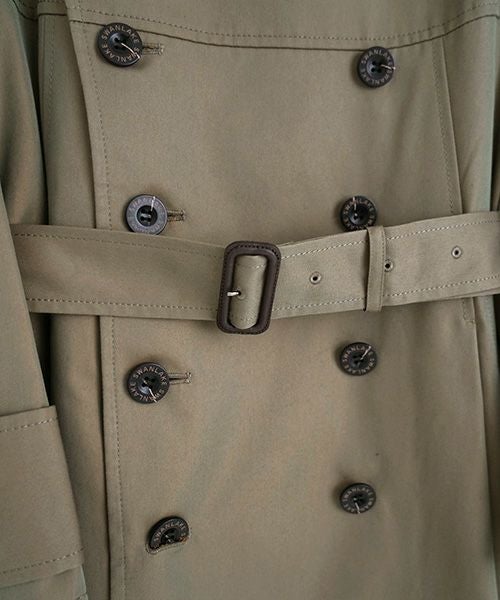 SWANLAKE スワンレイク.Circular trench coat[CO-734/Khaki]