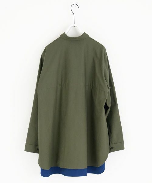 VUy.ヴウワイ.two slit shirt vuy-a22-s01[GREEN]_