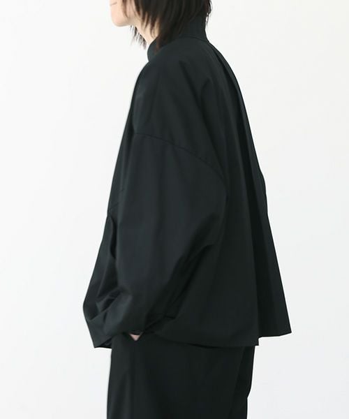 VUy.ヴウワイ.bluson shirt vuy-a22-s03[BLACK]
