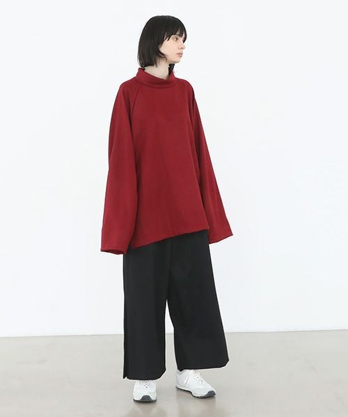 VUy.ヴウワイ.highneck knit vuy-a22-k01[RED]:s