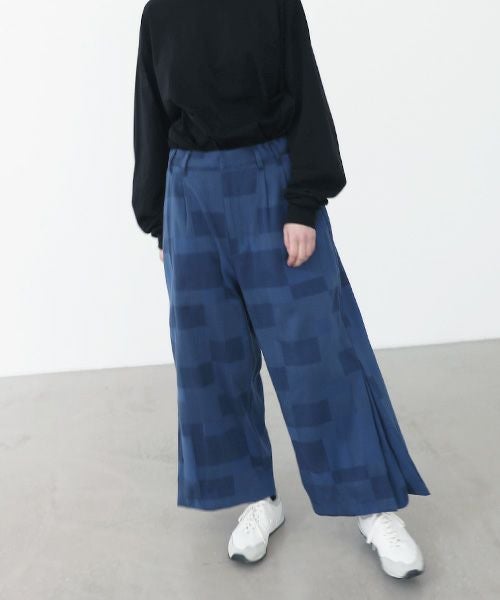 VUy.ヴウワイ.box slit psnts vuy-a22-p02[BLUE]_