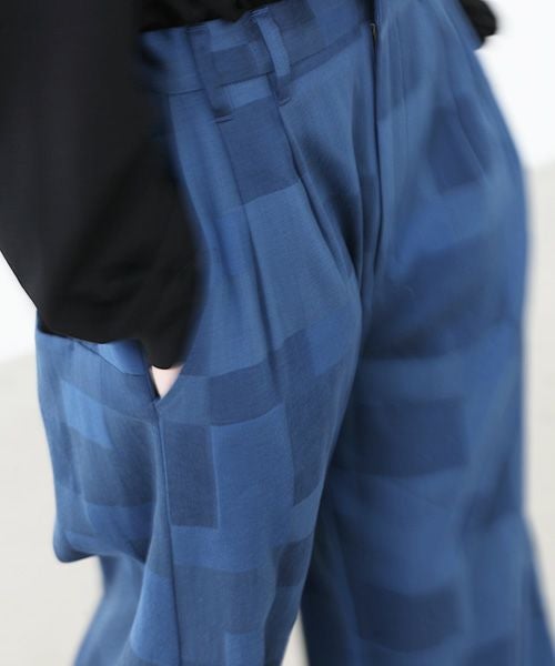 VUy.ヴウワイ.box slit psnts vuy-a22-p02[BLUE]_