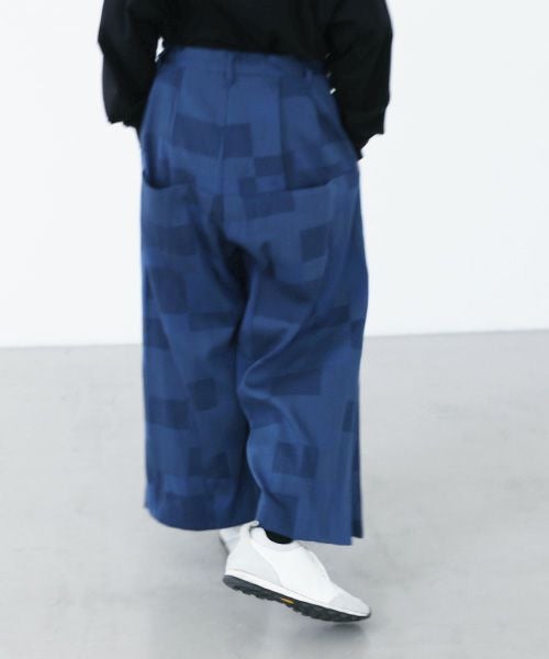 VUy.ヴウワイ.box slit psnts vuy-a22-p02[BLUE]_