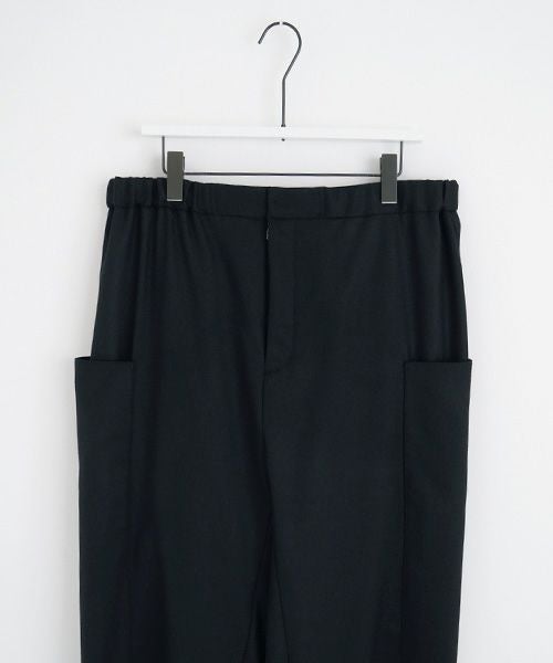 VUy.ヴウワイ.chord easy pocket pants vuy-a22-p03[BLACK]:s