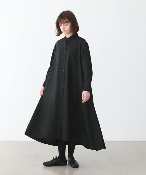 Mochi.モチ.fishtail dress [ma22-op-01/black・1]