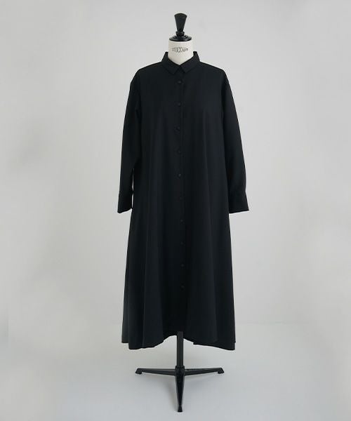 Mochi.モチ.fishtail dress [ma22-op-01/black・1]