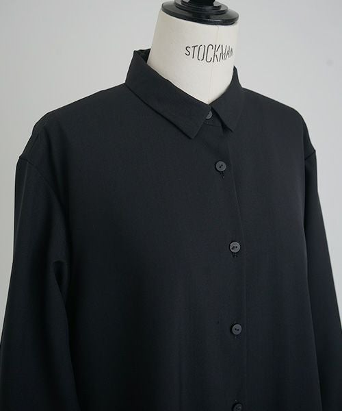 Mochi.モチ.fishtail dress [ma22-op-01/black・1]