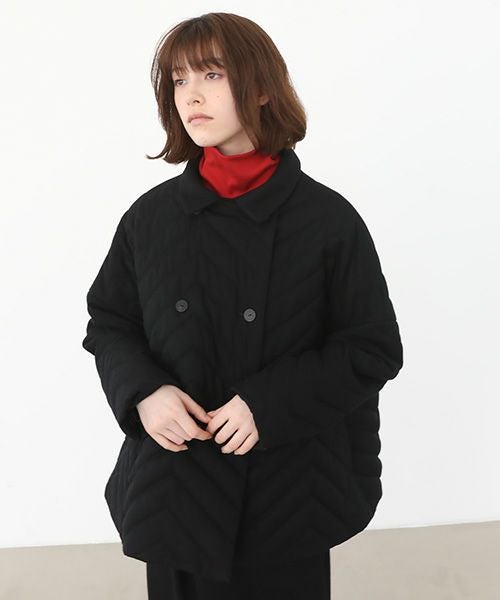 Mochi.モチ.quilted jacket [ma22-jk-02/black]