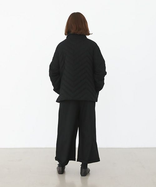 Mochi.モチ.quilted jacket [ma22-jk-02/black]