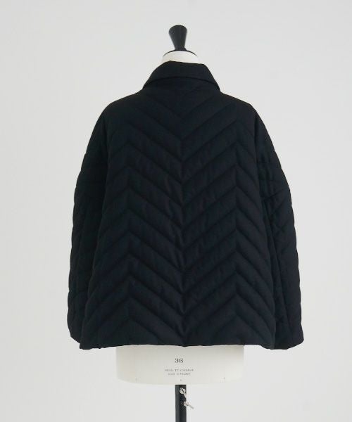 Mochi.モチ.quilted jacket [ma22-jk-02/black]