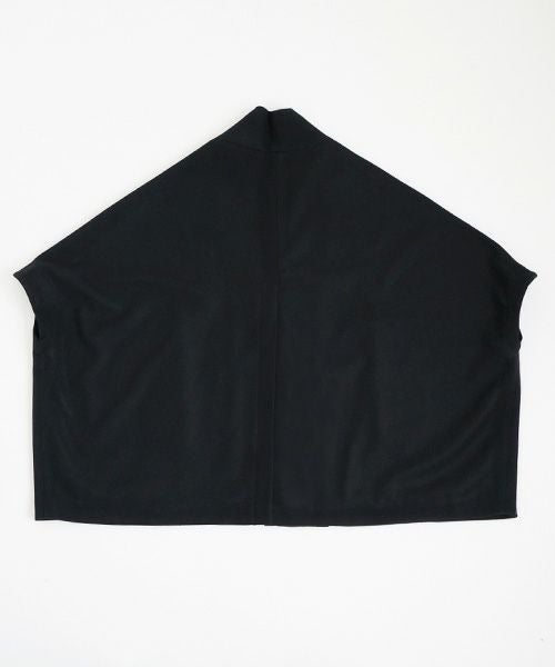 Mochi.モチ.cape coat [ma22-co-02/black・]