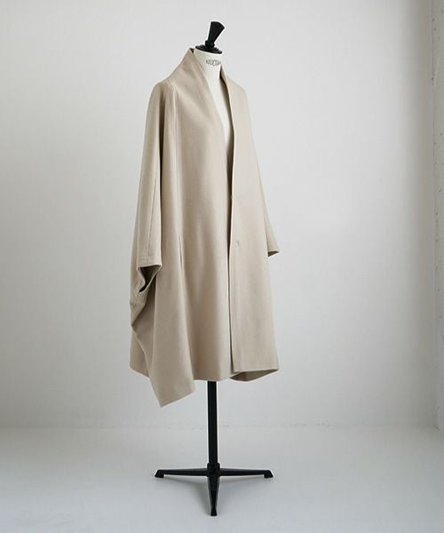 Mochi.モチ.cape coat [ma22-co-02/off beige]