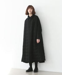 Mochi.モチ.stand fall collar coat (quilted). [ma22-co-03/quilted]