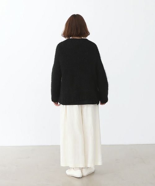 Mochi.モチ.wrap wide pants [ma22-pt-01/off white・]