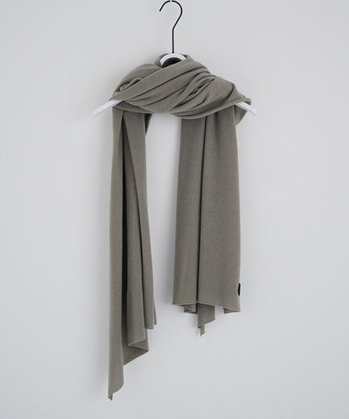 Mochi.モチ.baby cashmere stole [vm-a22-k19/green grey]