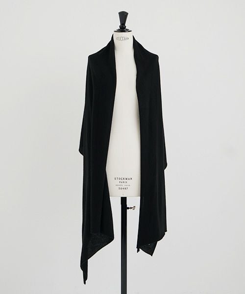 Mochi.モチ.baby cashmere stole [vm-a22-k19/black・]
