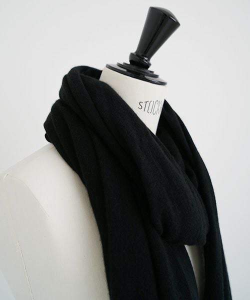 Mochi.モチ.baby cashmere stole [vm-a22-k19/black・]