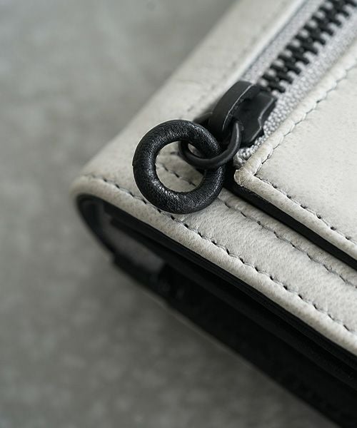 Mochi.モチ.folded wallet [ma-pro-17-/green grey]