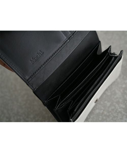 Mochi.モチ.folded wallet [ma-pro-17-/green grey]