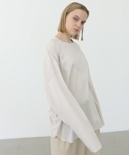 VU.ヴウ.basic long t-shirt vu-a22-t04[LIGHT GRAY]