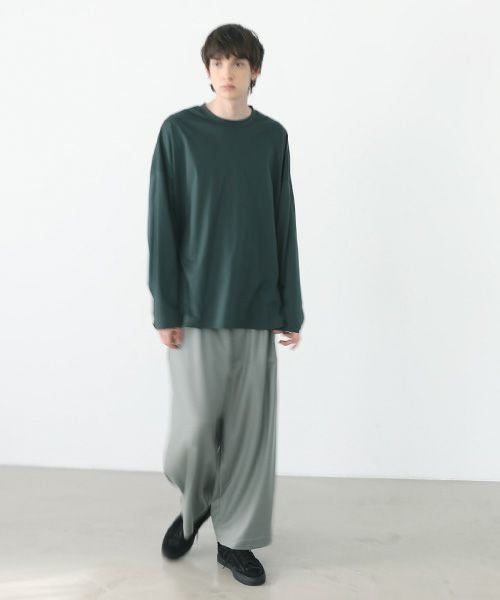VU.ヴウ.basic long t-shirt vu-a22-t04[DARK GREEN]