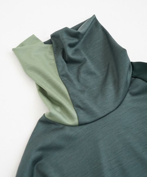 VU.ヴウ.highneck mix t-shirt vu-a22-t05[GREEN MIX]:s_