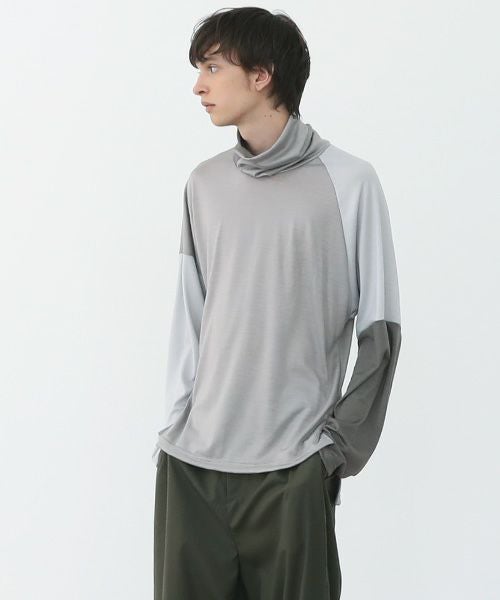 VU.ヴウ.highneck mix t-shirt vu-a22-t05[GRAY MIX]:s_