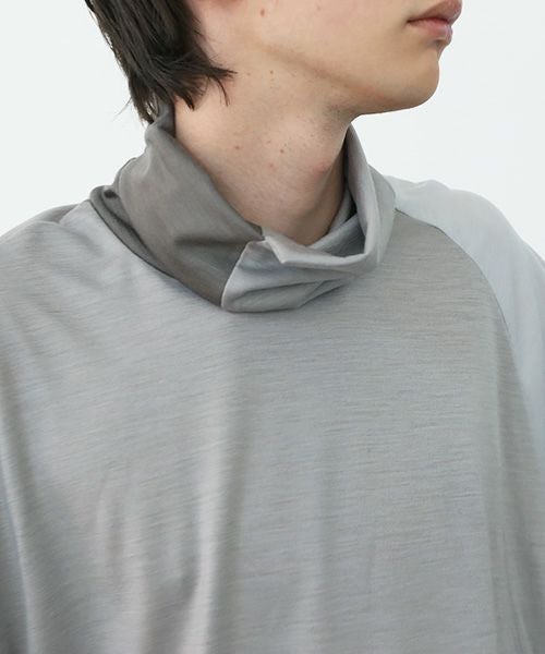 VU.ヴウ.highneck mix t-shirt vu-a22-t05[GRAY MIX]:s_