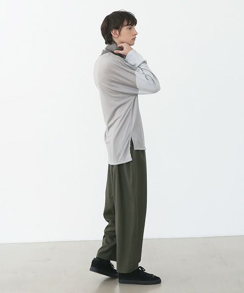 VU.ヴウ.highneck mix t-shirt vu-a22-t05[GRAY MIX]:s_
