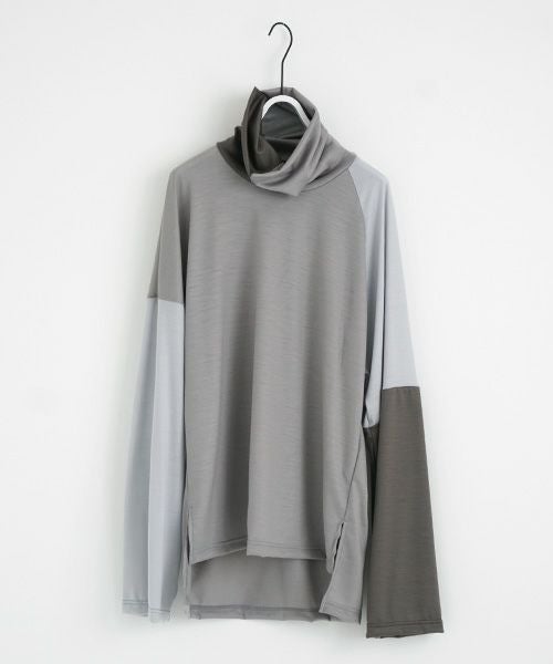 VU.ヴウ.highneck mix t-shirt vu-a22-t05[GRAY MIX]:s_