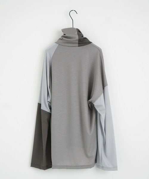 VU.ヴウ.highneck mix t-shirt vu-a22-t05[GRAY MIX]:s_