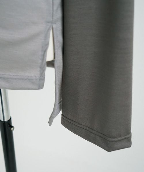 VU.ヴウ.highneck mix t-shirt vu-a22-t05[GRAY MIX]:s_
