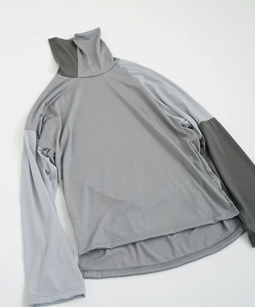 VU.ヴウ.highneck mix t-shirt vu-a22-t05[GRAY MIX]:s_