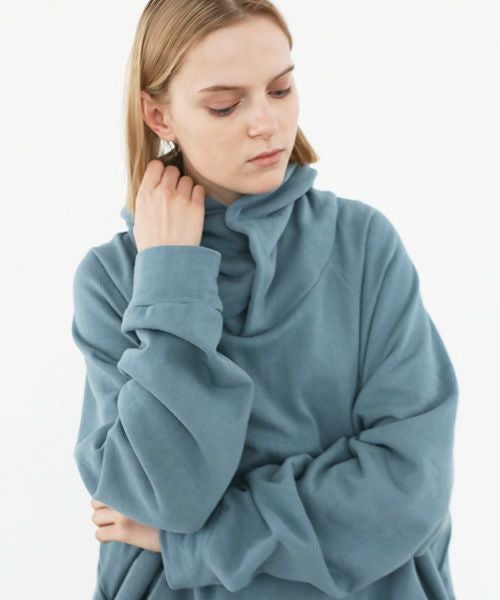 VU.ヴウ.dyed neckworm hoody vu-a22-t06[BLUE BEIGE]_